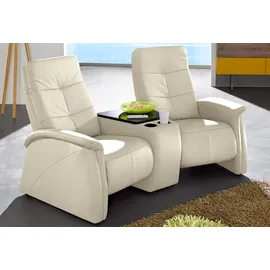 exxpo - sofa fashion Couch Kunstleder 2-Sitzer Beige