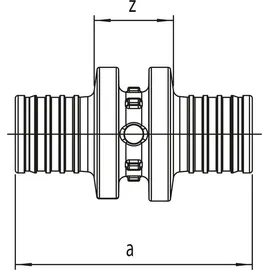 Rehau Kupplung RAUTITAN PX 40 x 40 mm 1 Stück