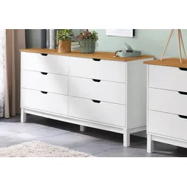 OTTO home Post 150 x 75 x 39 cm Beige / Weiß
