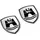 Volkswagen 5C0064317ASXRW Dekorfolien Set Wolfsburg Wappen Emblem Satinschwarz