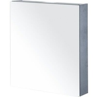 Spiegelschrank Sanox 60 x 13 x 65 cm beton anthrazit 1-türig