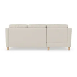sit&more Ecksofa SIT & MORE "Farö L-Form", beige (creme), B:234cm H:90cm T:168cm, Sofas, Ecksofa, inklusive Federkern, wahlweise mit Bettfunktion und Bettkasten