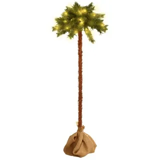 vidaXL Künstliche Palme mit LEDs 180 cm