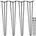 Tischbein Metall 30 Zoll 76 2 Tischgestell Metall 4 Stücke Hairpin Legs Tischbeine Haarnadelbeine