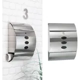 Gravidus Edelstahl silber inkl. Zeitungsfach