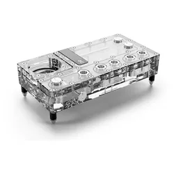 Alphacool Core Distro Plate, Behälter, Acryl, Transparent, 3-Pin JST + 3-Pin 5V,