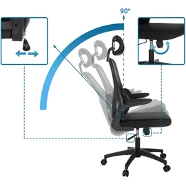MyBuero ERGOMY FLEX Bürostuhl Schwarz