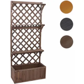 Mendler Hochbeet HWC-P69 177 x 77 x 33 cm Braun
