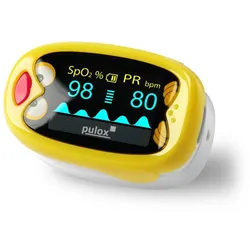 Pulox PO-210B - Akkubetriebenes Kinderpulsoximeter mit Warnfunktion 1 St