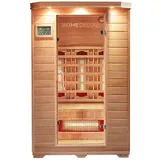 LED Infrarotkabine 120x105 x190 Infrarotsauna Wärmekabine Vollspektrum NEU