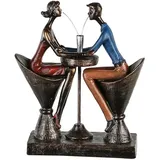 Casablanca by Gilde Gilde Skulptur Table for two Dekoration