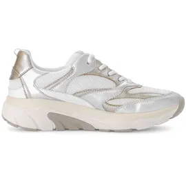 Gabor Sneaker Low Damen Silber/Weiß 41
