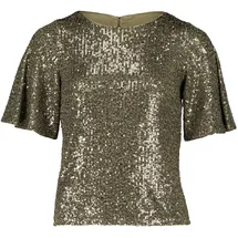 Vera Mont Pailletten-Bluse Braun 46