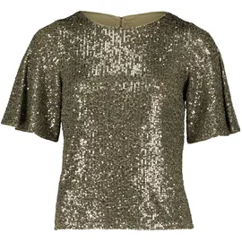 Vera Mont Pailletten-Bluse Braun 46