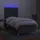 vidaXL Boxspringbett 100 x 200 cm Dunkelgrau