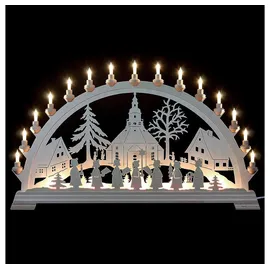 KWO Kunstgewerbe Werkstätten Schwibbogen Schwibbogen Seiffener Kirche (84x49cm) von KWO