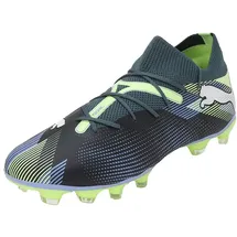 Puma Damen Future 7 Match FG/AG WN's Soccer Shoe, Gray Skies White-Fizzy Apple, 43 EU