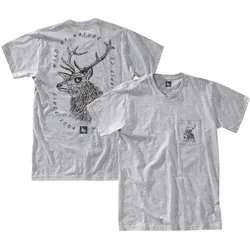 HIPPYTREE T-Shirt BUCK heather grey