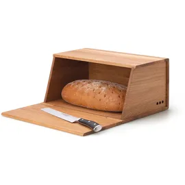 Continenta Brotkasten mit Schneidebrett Eichenholz