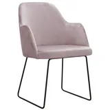 Xlmoebel Esszimmerstuhl Eleganter Designerstuhl aus hochwertigem Material in modernem Stil (2x Stühle, 2 St), Hergestellt in Europa rosa