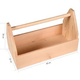 KESPER Werkzeugkiste/Ordnungsbox - Kiefernholz,