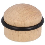 MS Beschläge - Türschützer Holz Türstopper Bodentürstopper umlaufender Gummiring Bodentürpuffer Buche
