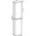 VCM Standvitrine Kavisa 50 x 38 x 227 cm Schwarz