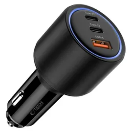 TECH-PROTECT CC04 3-Port PD175W Autoladegerät Schwarz