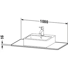 Duravit XSquare Konsole XS060E09292,