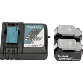 Makita Power Source Kit 18 V Li-Ion 2 x 5,0 Ah + DC18RC Ladegerät