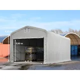 TOOLPORT Lagerzelt 5x8 m Zelthalle, PVC-Plane, grau,