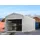 TOOLPORT Lagerzelt 5x8 m Zelthalle, PVC-Plane, grau,