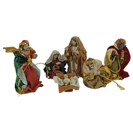 Dekoprojekt Scheuerer Krippenfiguren Set 6-teilig orientalisch bekleidet, 6-tlg., ca. 13 cm