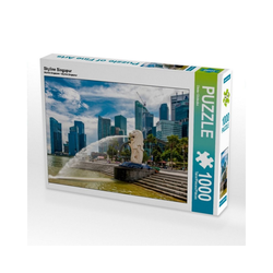 CALVENDO Puzzle CALVENDO Puzzle Skyline Singapur 1000 Teile Lege-G, 1000 Puzzleteile