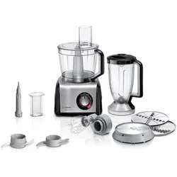 Bosch MC812M814 Foodprocessor MultiTalent 8 schwarz / Edelstahl