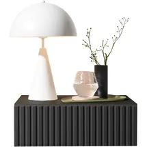 Stella Trading Nachtschrank TABONI 42 x 14 x 30 cm Graphit