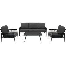 Jardi 4-teilige Aluminium-Sofagarnitur anthrazitgrau