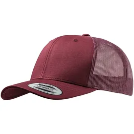 Flexfit Retro Trucker Cap Maroon One Size