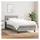 vidaXL Boxspringbett 100 x 200 cm Hellgrau