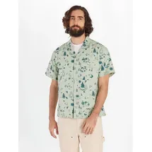 Marmot Muir Camp Novelty Kurzarmhemd Frosty Green M