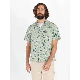 Marmot Muir Camp Novelty Kurzarmhemd Frosty Green M