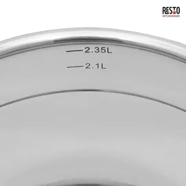 RESTO Kitchenware Edelstahl Kochtopf 18 cm