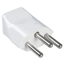 Bachmann Schutzkontaktstecker, Schweiz CH 10A / 250V weiß