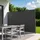 Vevor Seitenmarkise 180 x 300 cm grau Polyester