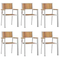 VidaXL Gartenstuhl 6 St. 56 x 54,5 x 87