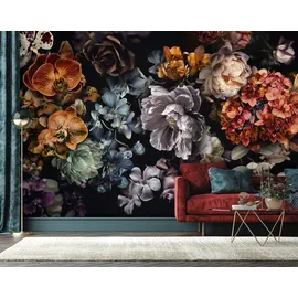 Marburg Fototapete MARBURG "Florence", bunt (schwarz, multi), B:2,65m L:3,4m, Vlies, Tapeten, moderne Tapete für Wohnzimmer Schlafzimmer Küche