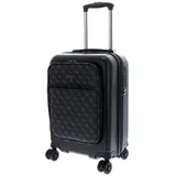 GUESS Trolley Vezzola S Spinner Druck Logo 4G H9263983 Coal, Schwarz