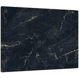 ALLboards Glas Herdabdeckplatte Schneidebrett SCHWARZER MARMOR cm Multi-Platte Arbeitsplatte Herdschutz Deko für Küchen Gehärtetes