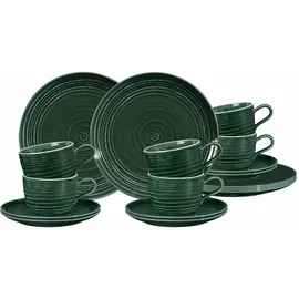 SELTMANN WEIDEN Terra Kaffeeservice 18-tlg. moosgrün