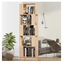 furnicato Bücherregal 51 x 25 x 163,5 cm Braun